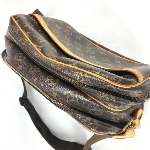 LOUIS VUITTON Monogram ReporterPM Double Zip Crossbody Bag Shoulder Bag